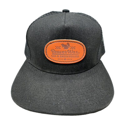 5 Panel Classic Trucker with Leather Patch